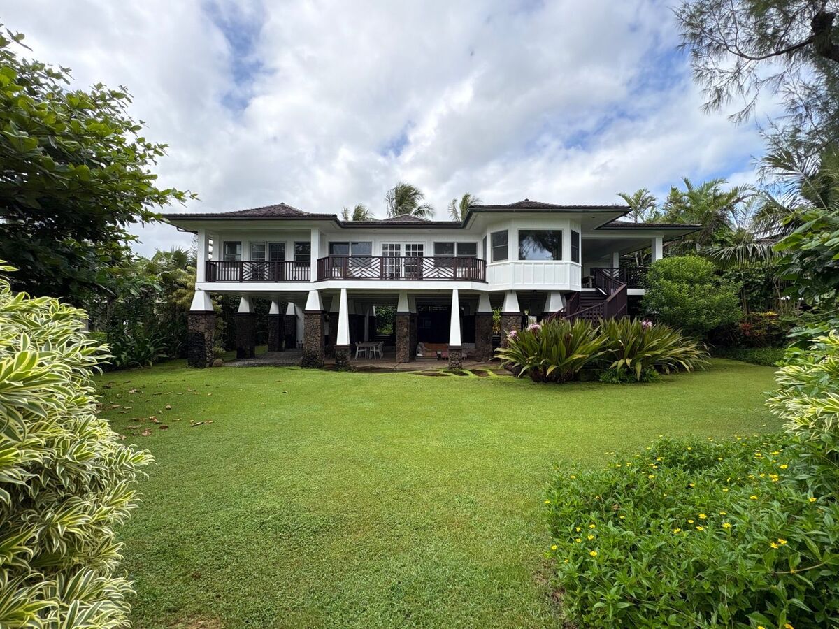 Luxury estate inspection on Kauai finished exterior
